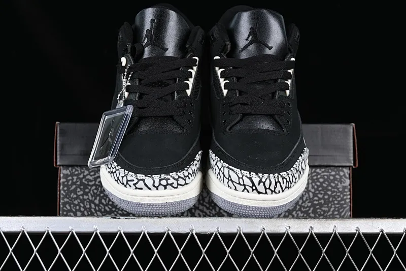 All categories Air Jordan Jordan series basketball shoes Air Jordan 3 G version Air Jordan 3 Retro "Off Noir" AJ3 Joe 3 old black cement CK9246-001